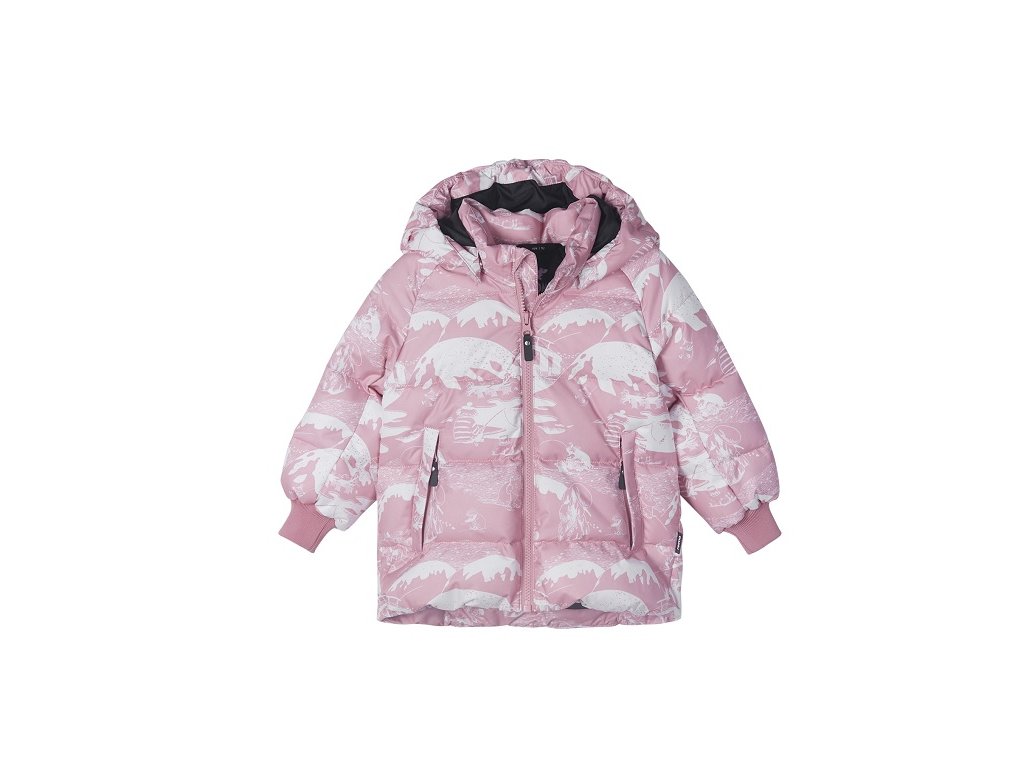 Dětská zimní bunda Reima Moomin Lykta Rosy pink - OUTDOORBABY