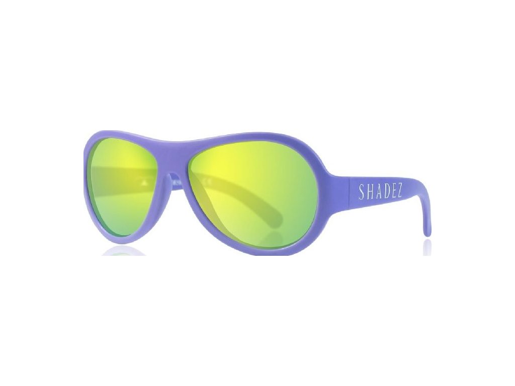 Kvalitní dětské sluneční brýle pro batolata s ochranou před UVA i UVB zářením a bez BPA Shadez Classics Baby - Purple ve fialové barvě