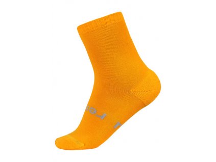Kvalitní dětské vlněné zimní ponožky Reima Warm Woolmix v oranžové barvě