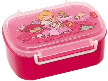Kvalitní dětský plastový box na svačinu Sigikid Pinky Queeny - princezna new v růžové barvě 