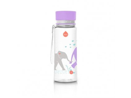 Kvalitní dětská plastová láhev vyrobena ze zdravotně nezávadného materiálu a bez BPA EQUA Elephant 0,4 l