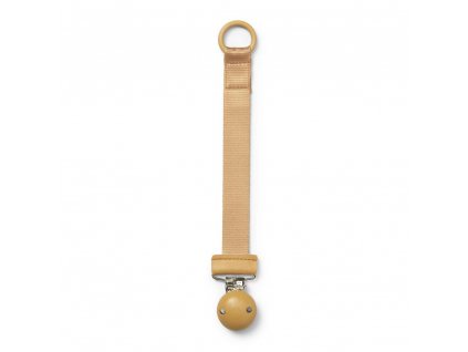 Pacifier clip wood gold