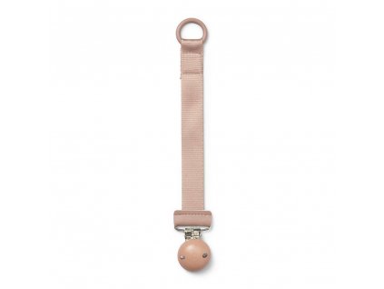 Pacifier clip wood faded rose