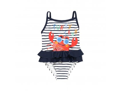 Dívčí jednodílné plavky Boboli Funny Crabs