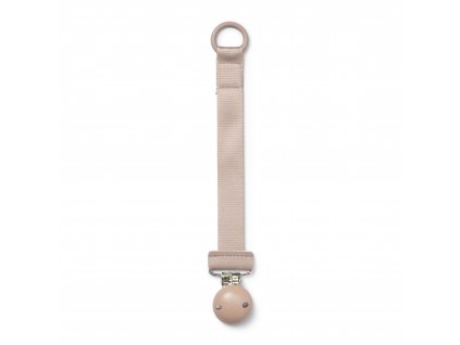 wood pacifier clip blushing pink