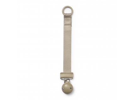 wood pacifier clip pure khaki