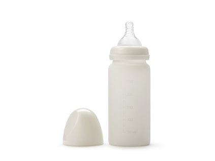 60252103102NA Glass Feeding Bottle Vanilla White open SS22 PP