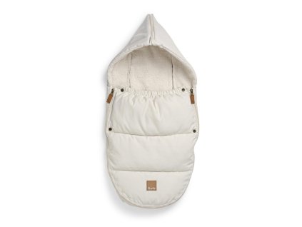 50512102113NA Carseat Footmuff Creamy White Front AW22 PP