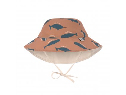 LÄSSIG Sun Protection Bucket Hat Whale caramel
