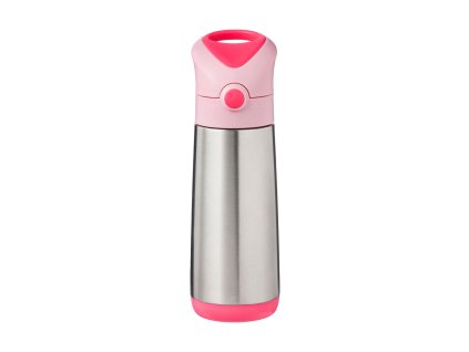 Dětská termoska b.box s brčkem 500 ml flamingo fizz