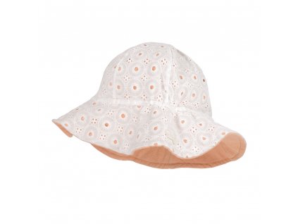 Dětský klobouček Maximo bílo - růžový