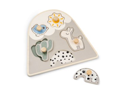 4148 2 drevene puzzle lalee
