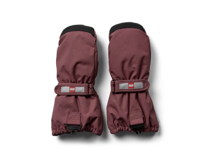 Dětské zimní rukavice LEGO® Atlin Light Bordeaux