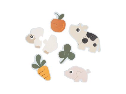 44014 prvni puzzle tiny farm mix barev
