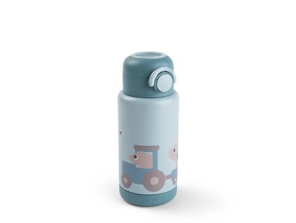 51889 1 detska termoska tiny farm modra