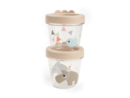 56431 nadobky na detskou vyzivu celebration 2ks piskove