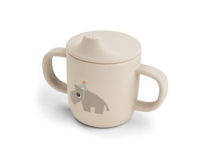 56483 silikonovy hrnecek s pitkem celebration piskovy