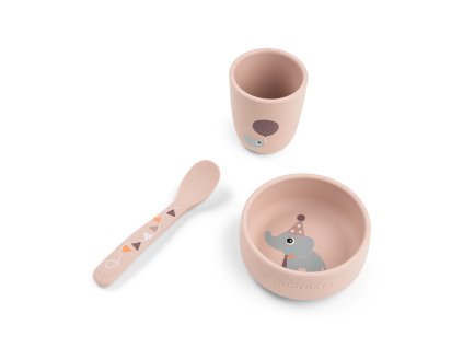 56486 stick and stay jidelni set celebration ruzovy