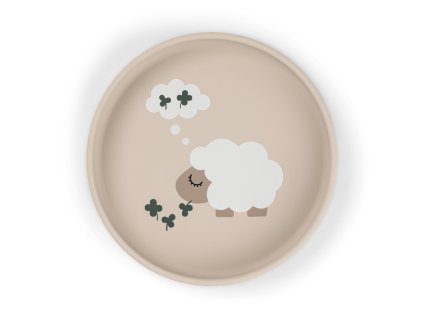 56534 2 stick and stay silikonovy talir tiny farm piskovy