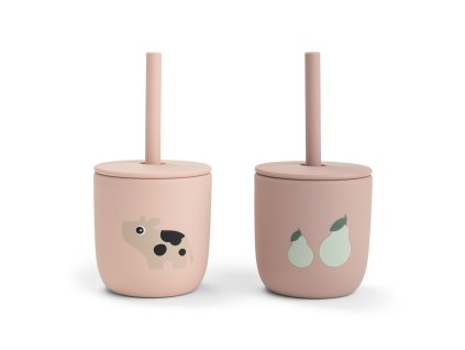 56588 set 2 hrnecku s brckem tiny farm ruzove