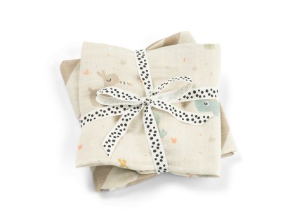 56624 muselinove plenky celebration 2ks piskove