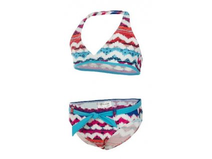 Kvalitní dětské dívčí dvoudílné rychleschnoucí plavky s UV ochranou Bikini Vanse Color Kids UPF 40+