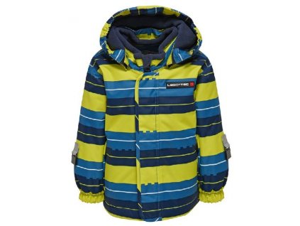 Kvalitní dětská zimní zateplená bunda s odnímatelnou kapucí a reflexními prvky LEGO® Wear Jaxon v modré barvě