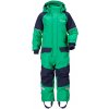 Kvalitní dětský zimní overal s odnímatelnou kapucí a reflexními prvky Didriksons 1913 Bille v zelené barvě