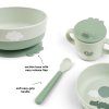 4312 5 foodie prvni jidelni set happy clouds zeleny
