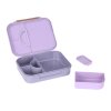 Bento Lunchbox LÄSSIG Little Gang Heart Lilac