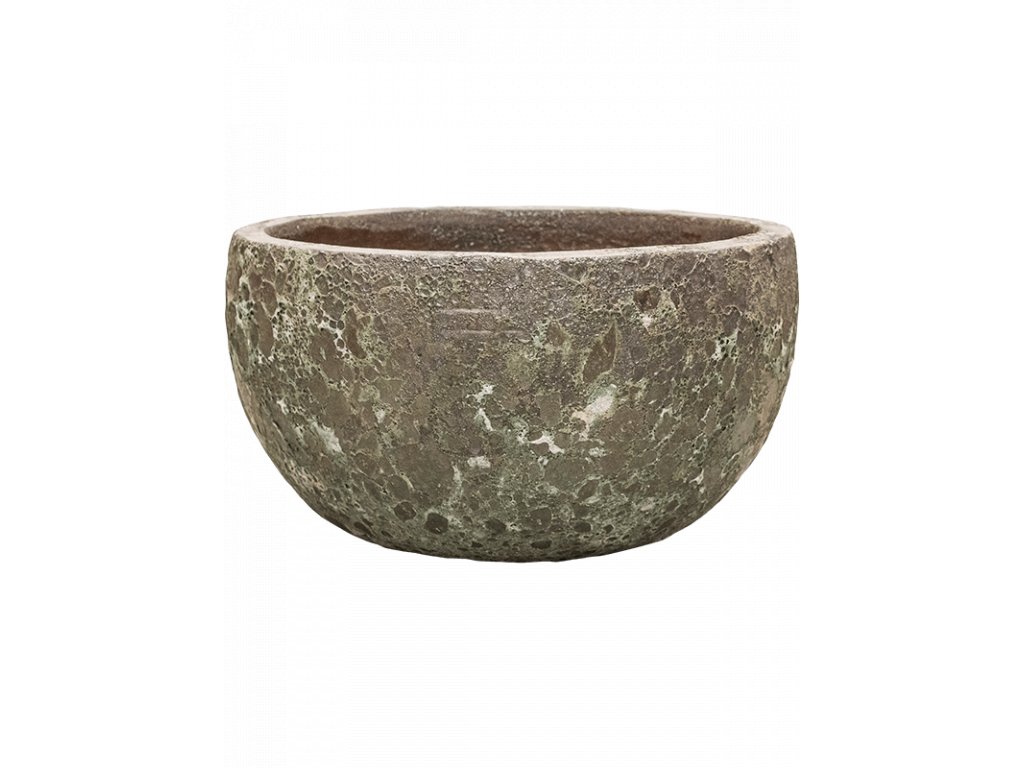Moderní keramický květináč Baq Lava, Bowl relic jade