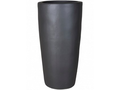 Moderní keramický květináč Plain, Partner Anthracite