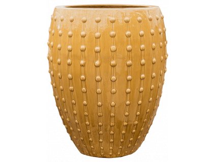 Moderní keramický květináč  Laos, Emperor Ochre