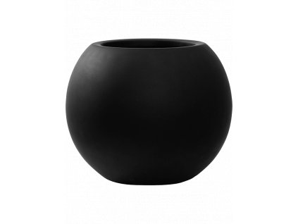 Moderní květináč Fiberstone Beth S Black