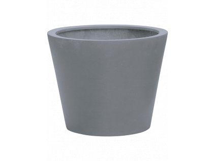 Moderní květináč Fiberstone Bucket Grey mat