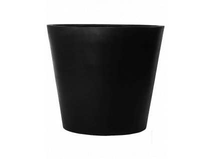 Moderní květináč Fiberstone Jumbo Cone Black L