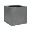 Moderní květináč Fiberstone Square Grey