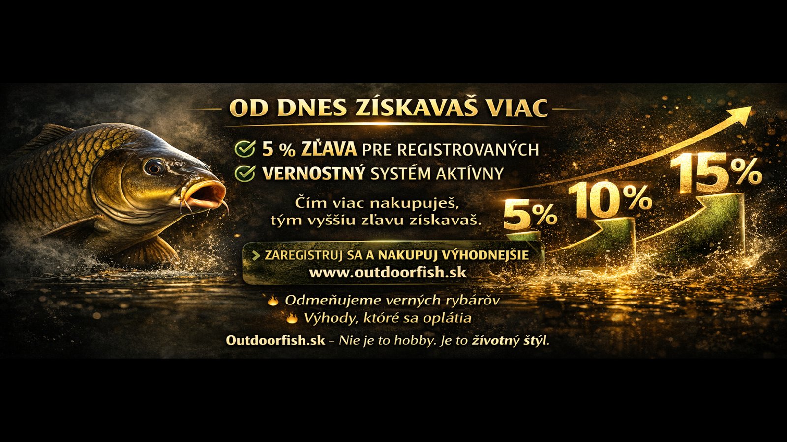 Registrovaní zákazníci -5 %