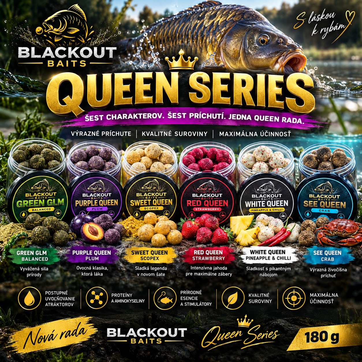 QUEEN SERIES – nová séria od BLACKOUT BAITS