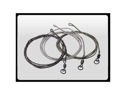 FC Leadcore leaders Ring Swivel 60 cm/2ks/Weed (Varianta farba silt)