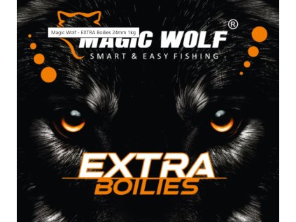 Magic Wolf - EXTRA Boilies 24mm 1kg (Varianta "Řepkáč")