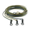 FC Hardcore Leader / ring swivel / 1 m / 2 ks (Varianta farba gravel)