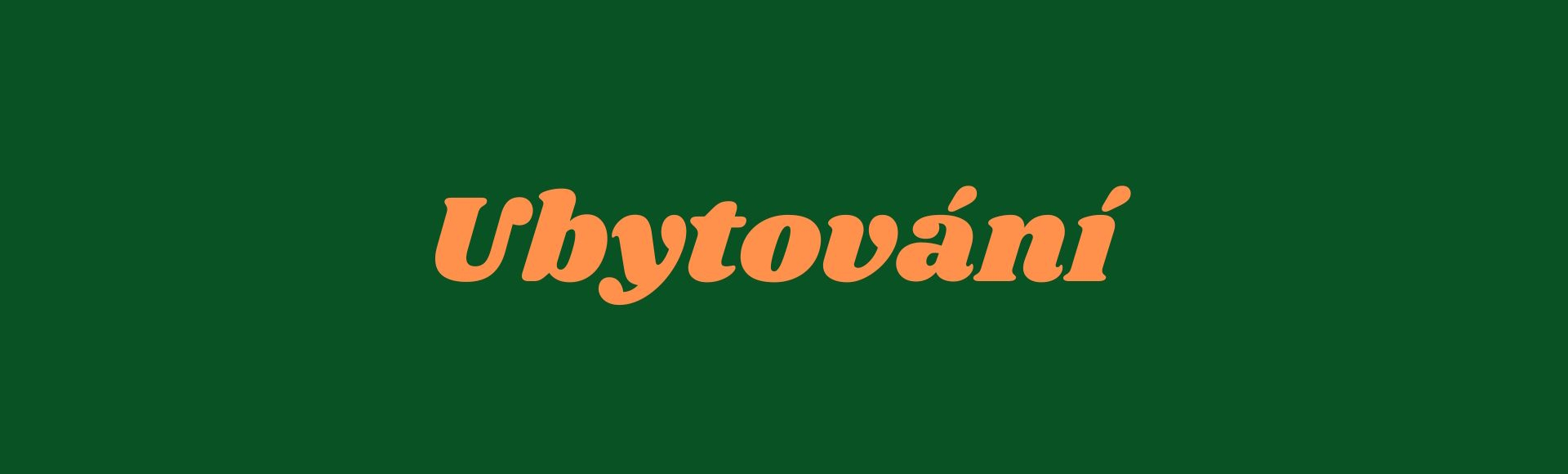 Ubytování