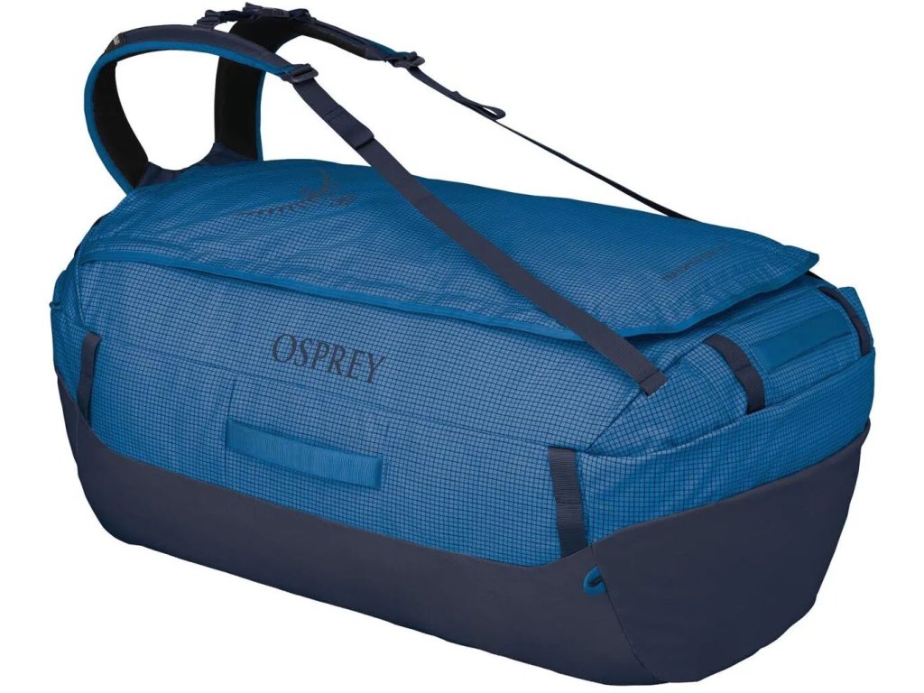 osprey transporter 120 blue flame scoria blue