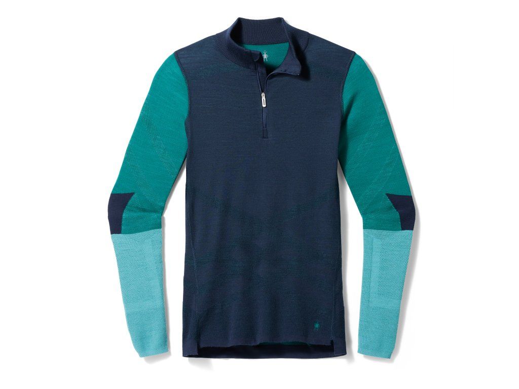 Smartwool W INTRKNT THRMLRN BL COLORBL 1/4 ZIP deep navy