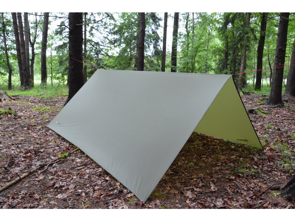 E-shop Warmpeace plachta SHELTER olive green