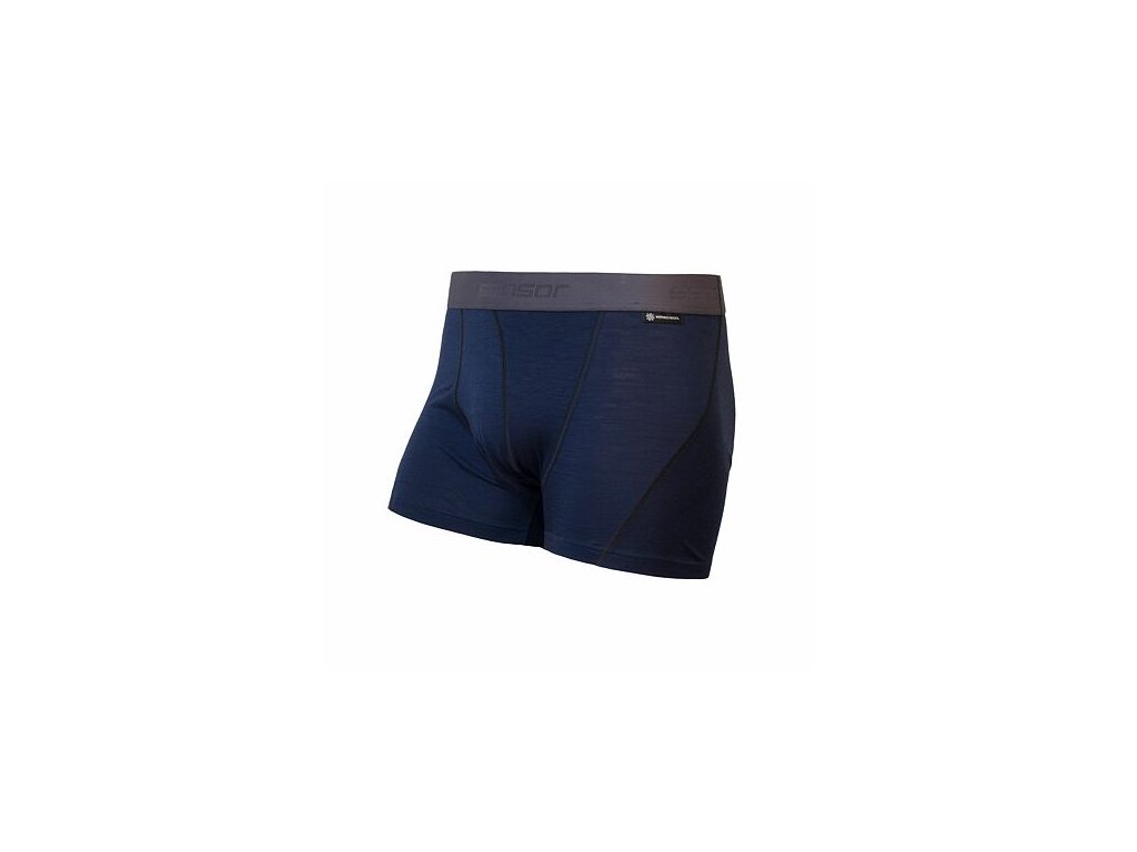 SENSOR MERINO ACTIVE pánské trenky deep blue