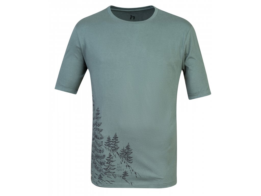 Hannah FLIT dark forest Velikost: L pánské tričko s krátkým rukávem