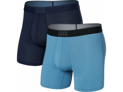 Saxx QUEST QDM BOXER BRIEF FLY 2PK maritime slate