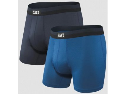 Saxx SPORT MESH BB FLY 2PK navy city blue